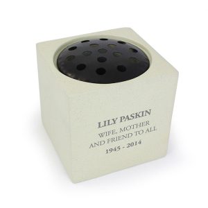 Personalised Grave Pot - Durable Resin