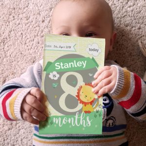 Personalised Baby Milestone Moments Photo Keepsake Cards