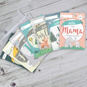 Personalised Baby Milestone Moments Photo Keepsake Cards