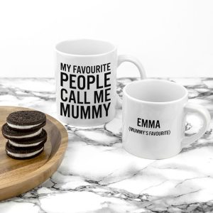 Personalised Mummy & Me Favourite People Mugs