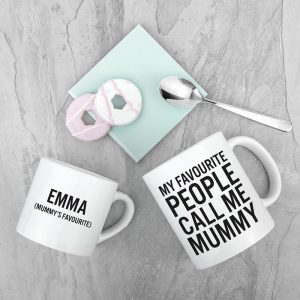 Personalised Mummy & Me Favourite People Mugs