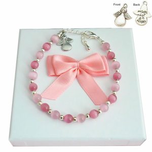 Made For An Angel Remembrance Bracelet Pink or Blue