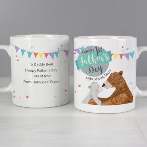 Personalised 1st Father's Day Daddy Bear Ceramic Mug