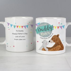 Personalised Daddy Bear Ceramic Mug Father's Day Daddy Gift