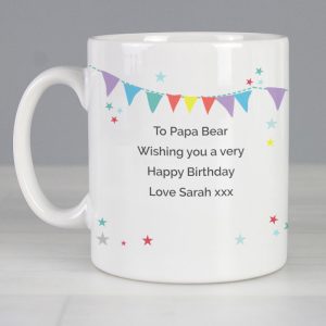Personalised Daddy Bear Ceramic Mug Father's Day Daddy Gift