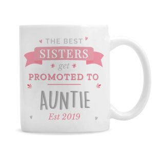 Personalised Pink Promoted To China Mug New Female Role
