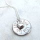 Personalised Stainless Steel Edge Mini Charm Necklace