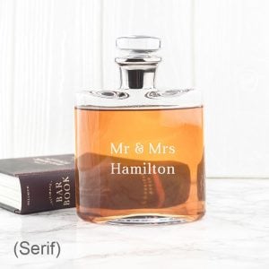 Personalised Platinum Necked LSA International Decanter