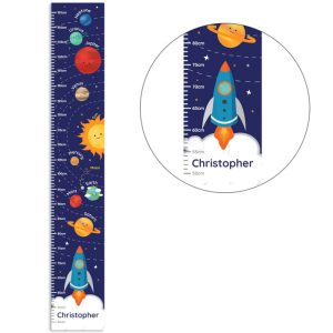Personalised Solar System Height Toddler's Growth Chart