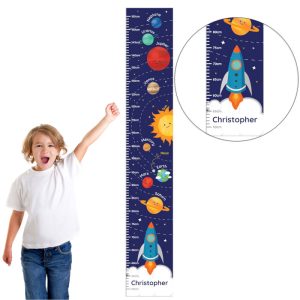 Personalised Solar System Height Toddler's Growth Chart