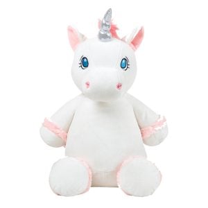 Personalised Big Sister Cubbies White Unicorn Soft Toy Teddy