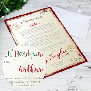 Children's Personalised Elf Surveillance Christmas Letter