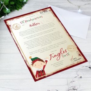 Children's Personalised Elf Surveillance Christmas Letter