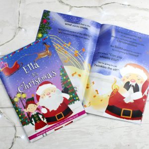 Girl's Personalised It's Christmas A4 Story Book