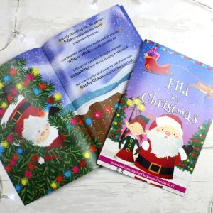 Girl's Personalised It's Christmas A4 Story Book