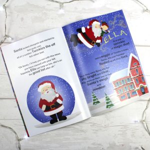 Girl's Personalised It's Christmas A4 Story Book