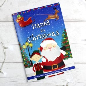 Personalised Boy's It's Christmas Story Book - Grandson/Son