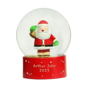 Personalised Father Christmas Snow Globe Keepsake Gift