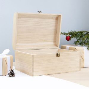 Personalised Family Christmas Eve Chest - Bauble Design