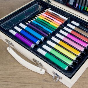 Personalised Rainbow Unicorn Colouring In Art Set