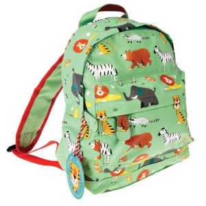 Personalised Safari Animals Childs Backpack