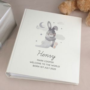 Personalised Baby Bunny Photo Album with Sleeves