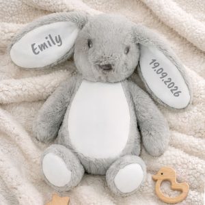 Personalised Flower Girl or Page Boy Bunny Soft Toy