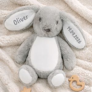 Personalised Flower Girl or Page Boy Bunny Soft Toy
