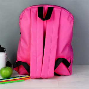 Personalised Girls Unicorn Pink Backpack School Bag