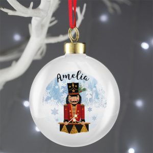 Personalised Nutcracker China Christmas Tree Bauble