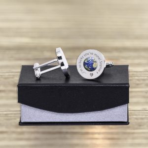 Personalised In The World Daddy or Granddad Cufflinks