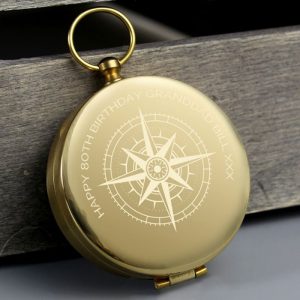 Personalised Engraved Keepsake Compass - Grandson or Godson