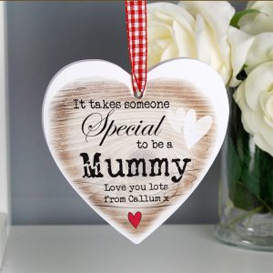 Personalised Someone Special Wooden Heart Shaped Decoration