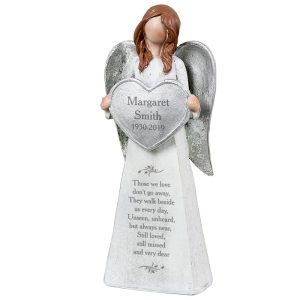 Personalised Memorial Angel Ornament - Grieving Gift