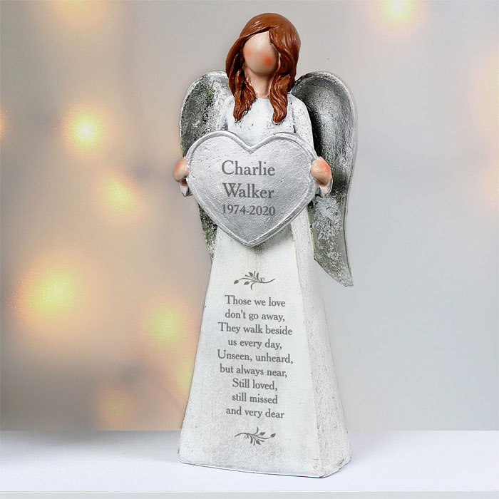 Personalised Memorial Angel Ornament - Grieving Gift
