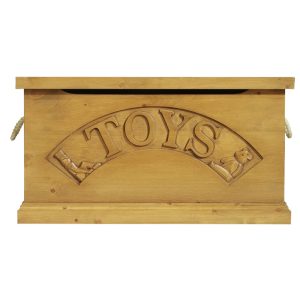 Traditional Solid Pine Luxury Personalised Toy Box Chest