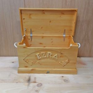 Traditional Solid Pine Luxury Personalised Toy Box Chest