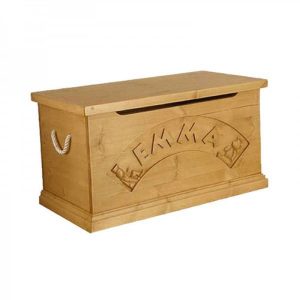 Traditional Solid Pine Luxury Personalised Toy Box Chest