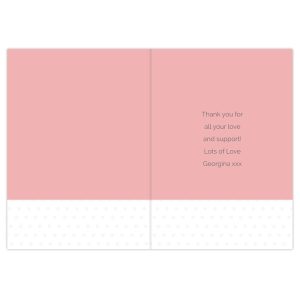 Personalised Like a Mum to Me Stepmum Card