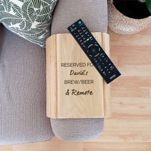 Personalised Wooden Sofa Tray Any Text