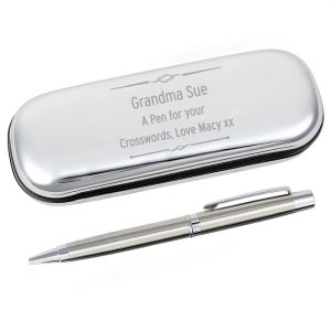 Personalised Scroll Pen and Box Set Writer's Gift