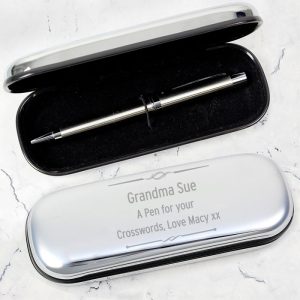 Personalised Scroll Pen and Box Set Writer's Gift