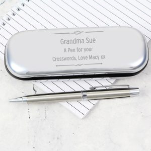Personalised Scroll Pen and Box Set Writer's Gift