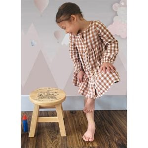 Personalised Pirate Ship Wooden Stool