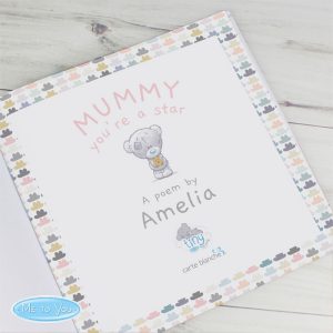 Personalised Tiny Tatty Teddy Mummy Your'e A Star, Poem Book