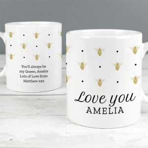 Personalised Queen Bee Ceramic Mug