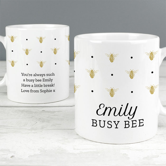 Personalised Queen Bee Ceramic Mug