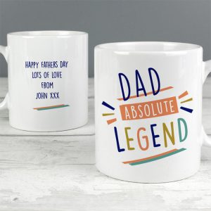 Personalised Absolute Legend Ceramic Men's Mug