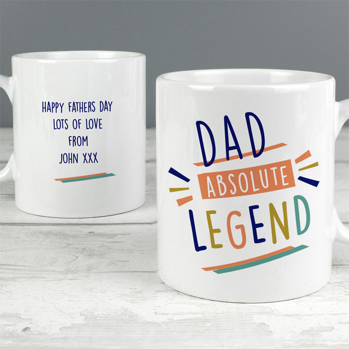 Personalised Absolute Legend Ceramic Men's Mug