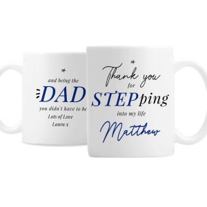 Personalised Step Dad Ceramic Mug
